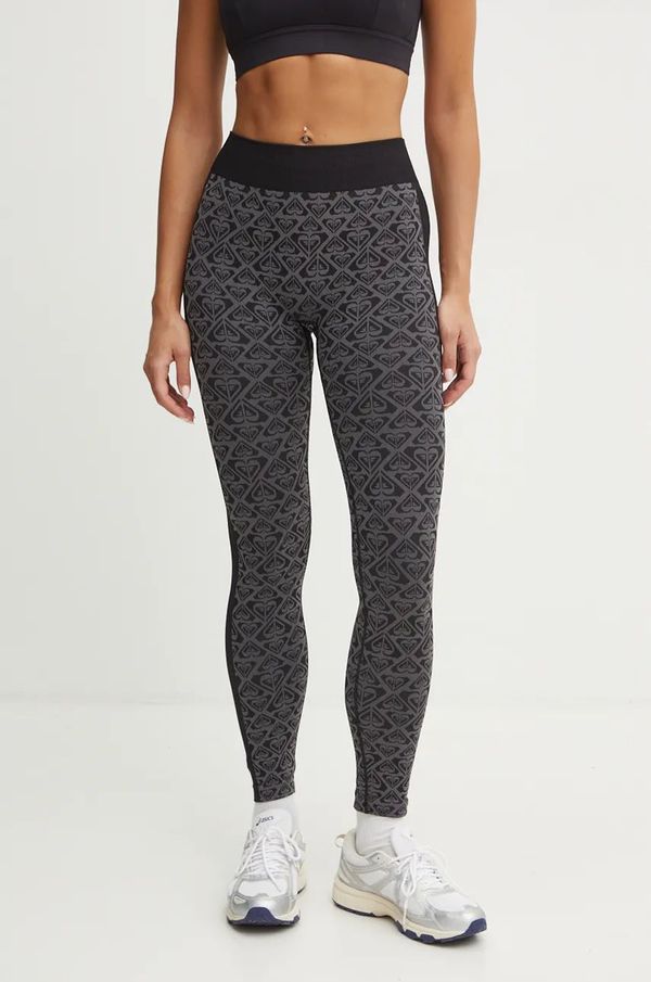 Roxy Tajice za jogu Roxy Chill Out Seamless boja: crna, s uzorkom, ERJNP03596
