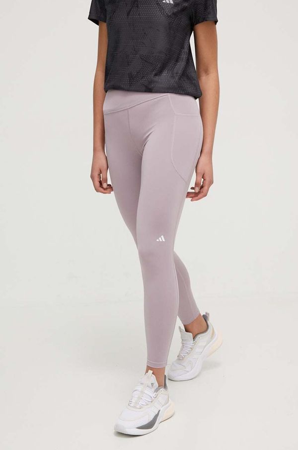 adidas Performance Tajice za trčanje adidas Performance Daily Run boja: ljubičasta, bez uzorka