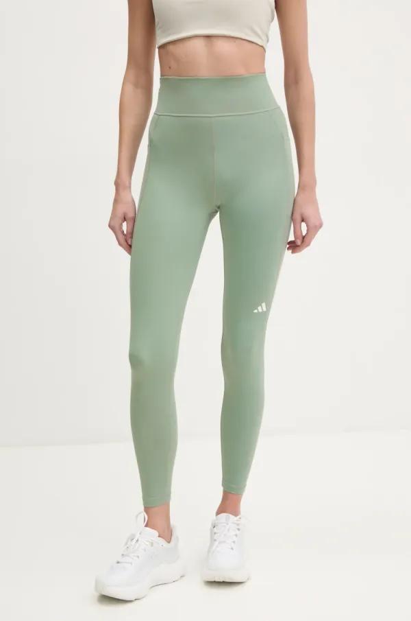 adidas Performance Tajice za trčanje adidas Performance Own The Run boja: zelena, bez uzorka, JI5672
