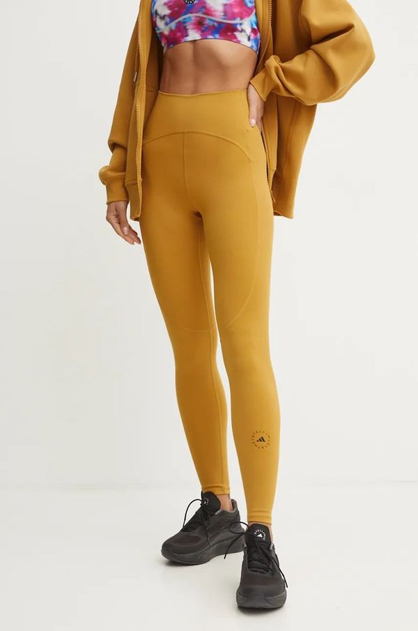 adidas by Stella McCartney Tajice za trening adidas by Stella McCartney TrueStrenght boja: žuta, bez uzorka, IY3428