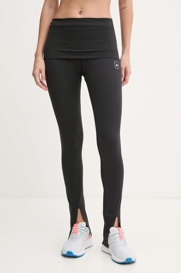 adidas by Stella McCartney Tajice za trening adidas by Stella McCartney TrueStrength boja: crna, bez uzorka, IW0515