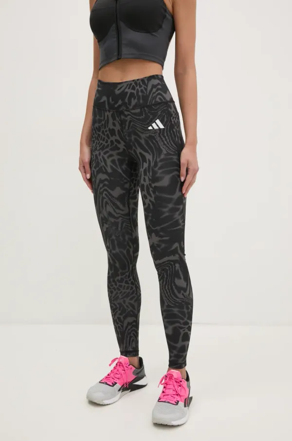 adidas Performance Tajice za trening adidas Performance Optime boja: crna, s uzorkom, JM9881