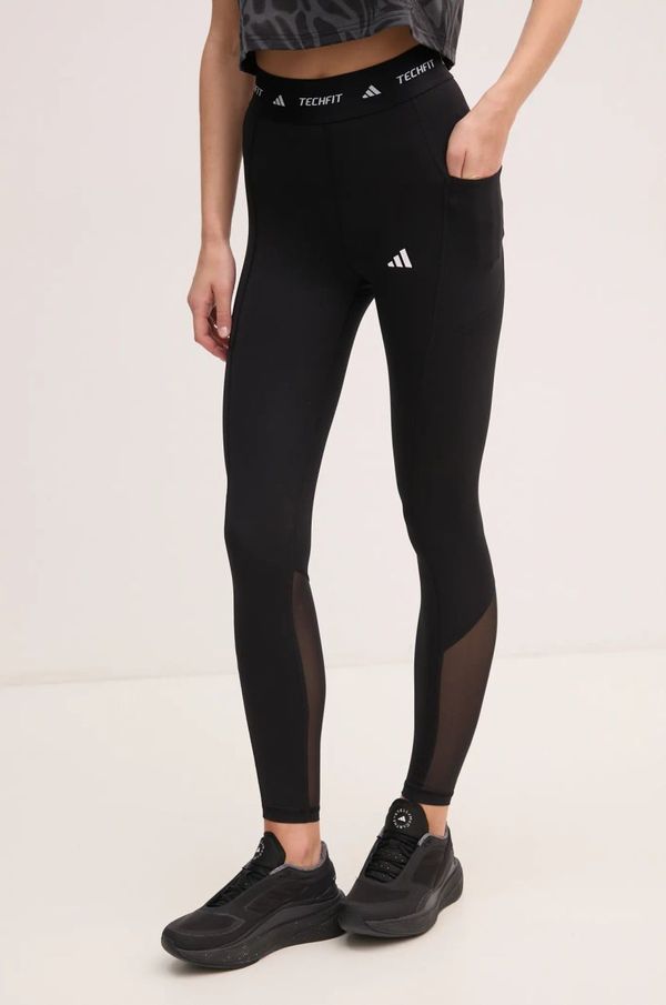 adidas Performance Tajice za trening adidas Performance Techfit boja: crna, s tiskom, IT2282