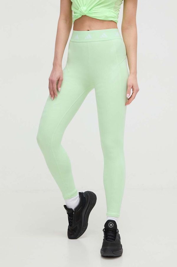adidas Performance Tajice za trening adidas Performance Techfit boja: zelena, s uzorkom