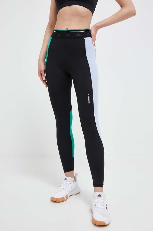 adidas Performance Tajice za trening adidas Performance Techfit Colorblock boja: crna, s uzorkom