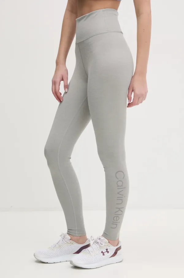 Calvin Klein Performance Tajice za trening Calvin Klein Performance boja: siva, bez uzorka, LVGWS5L612