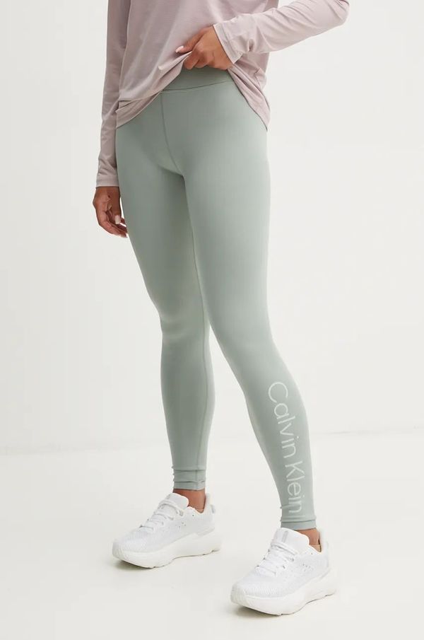 Calvin Klein Performance Tajice za trening Calvin Klein Performance boja: tirkizna, s tiskom, 00GWF4L636