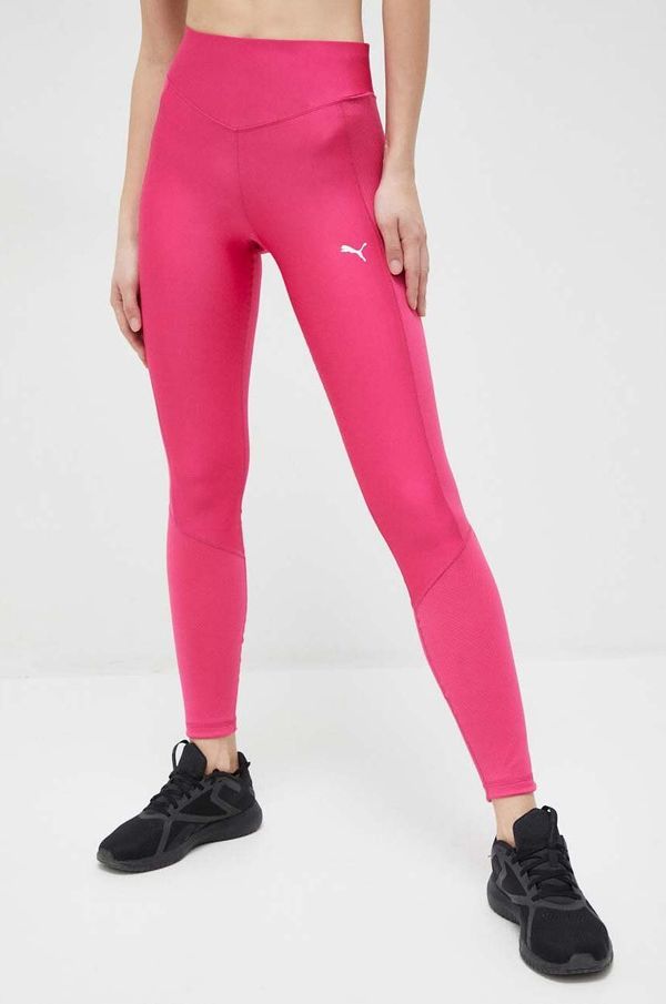 Puma Tajice za trening Puma Fit Eversculpt za žene, boja: ružičasta, glatki materijal