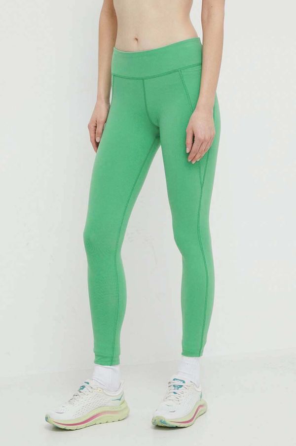 Reebok Tajice za trening Reebok Lux boja: zelena, bez uzorka, 100076188