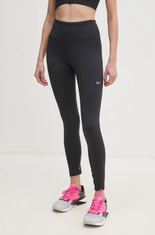 Reebok Tajice za trening Reebok LUX Collection boja: crna, bez uzorka, 100205639