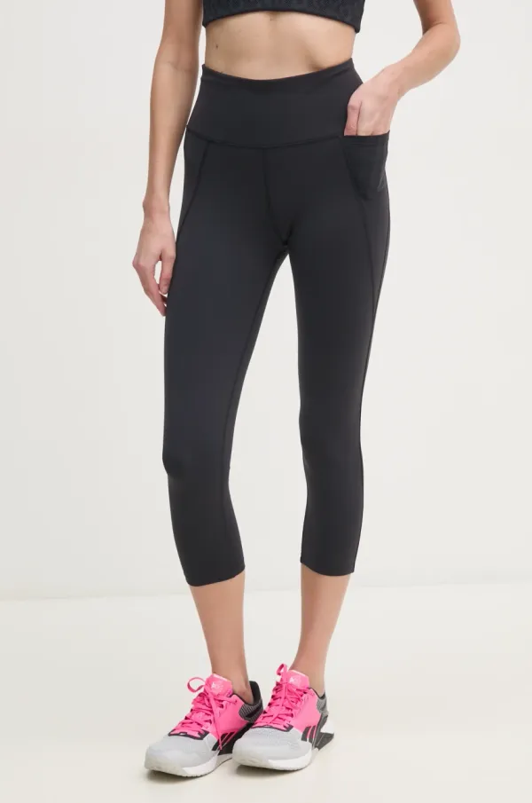 Reebok Tajice za trening Reebok LUX Collection boja: crna, bez uzorka, 100221287