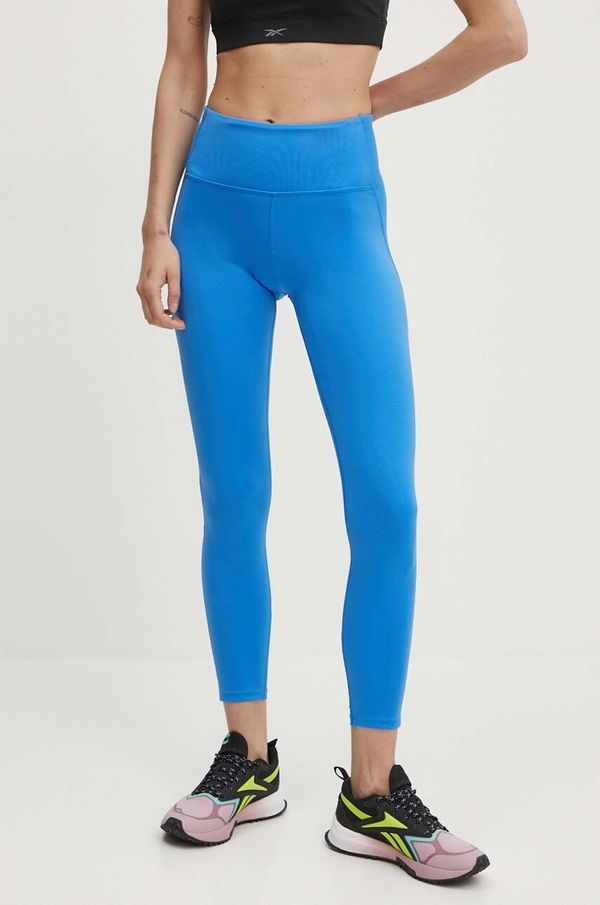 Reebok Tajice za trening Reebok Lux Perform bez uzorka, 100076194