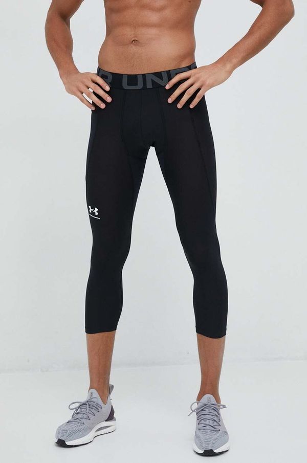 Under Armour Tajice za trening Under Armour boja: crna, glatki materijal