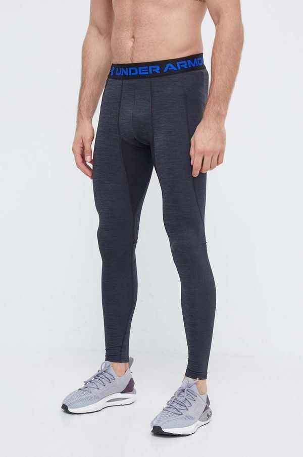 Under Armour Tajice za trening Under Armour boja: siva, melanž