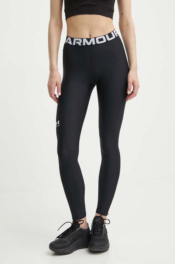 Under Armour Tajice za trening Under Armour HG Authentics boja: crna, s tiskom