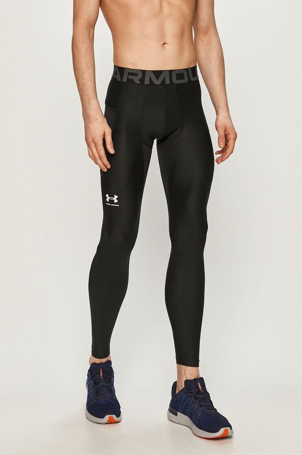 Under Armour Tajice za trening Under Armour za muškarce, boja: crna, glatki materijal