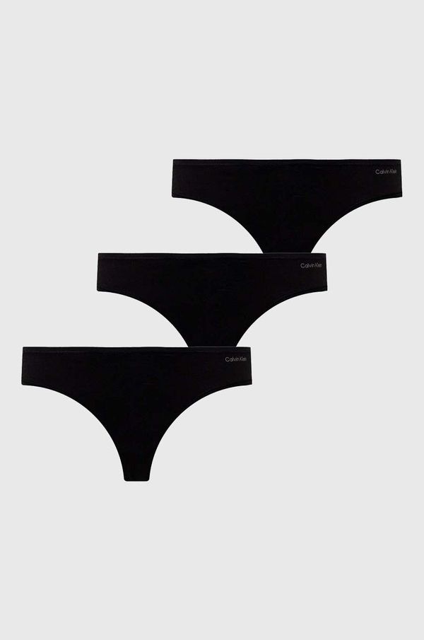 Calvin Klein Underwear Tange Calvin Klein Underwear 3-pack boja: crna, 000QD5217E