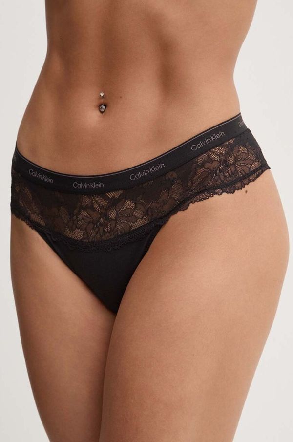 Calvin Klein Underwear Tange Calvin Klein Underwear boja: crna, od čipke, 000QF7980E