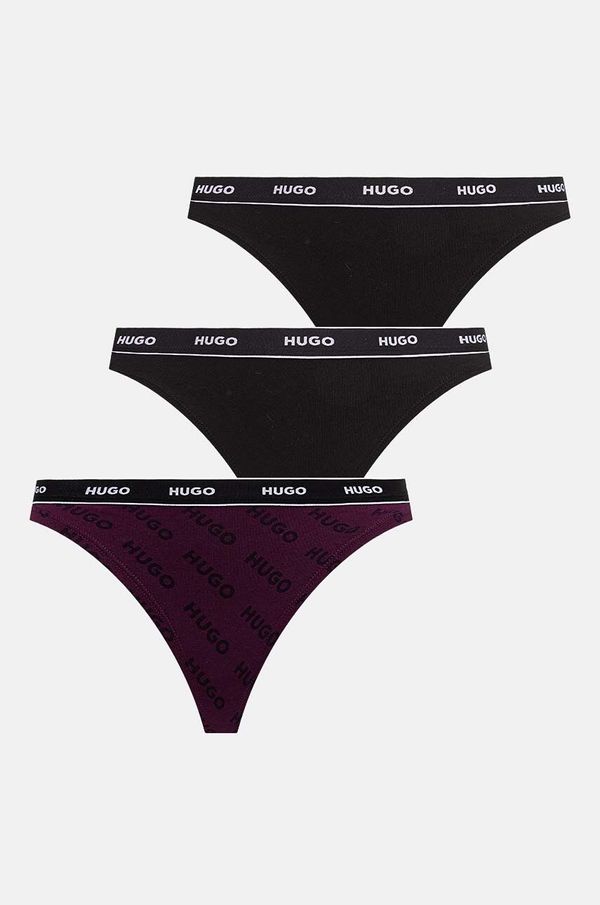Hugo Tange HUGO 3-pack boja: crna