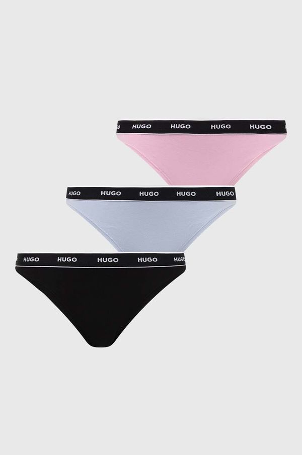 Hugo Tange HUGO 3-pack boja: ružičasta