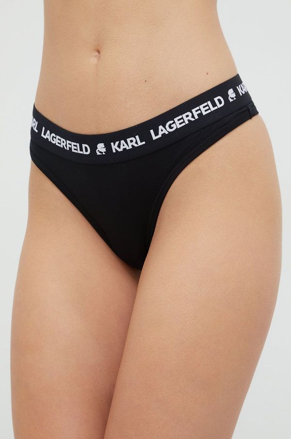 Karl Lagerfeld Tange Karl Lagerfeld boja: crna