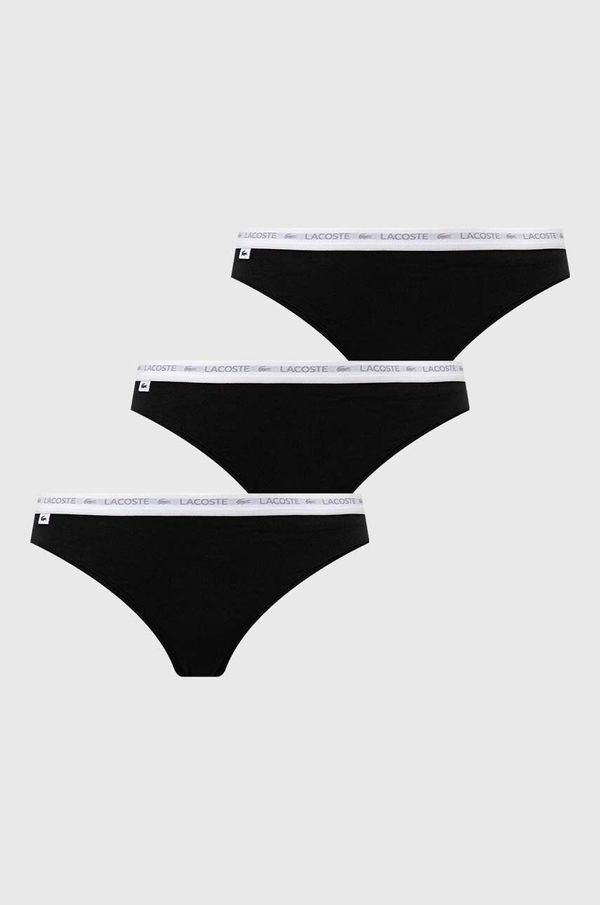 Lacoste Tange Lacoste 3-pack boja: crna