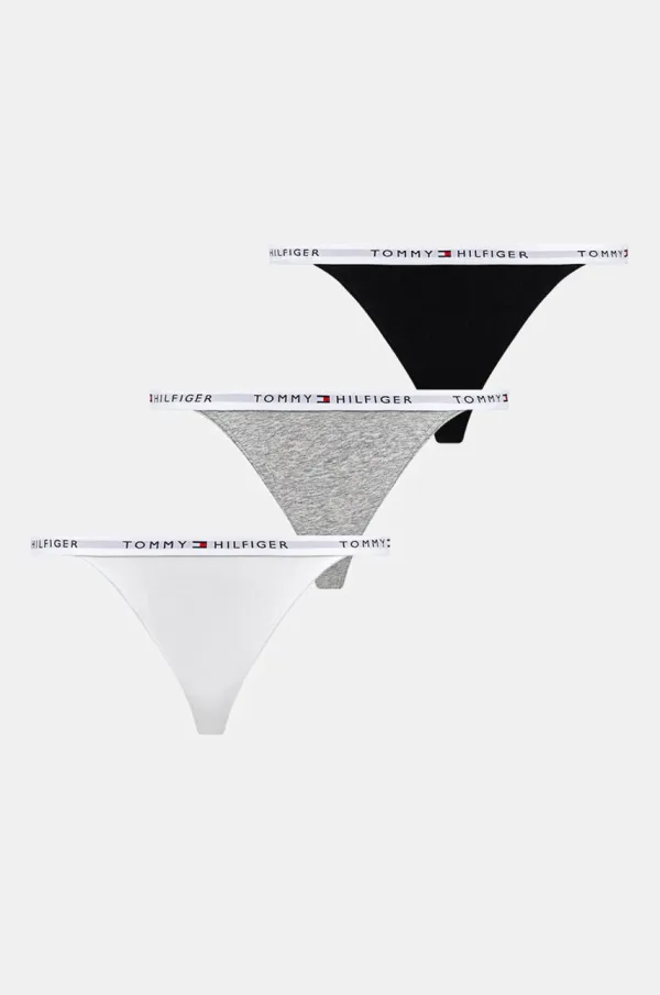 Tommy Hilfiger Tange Tommy Hilfiger 3-pack boja: bijela, UW0UW05757
