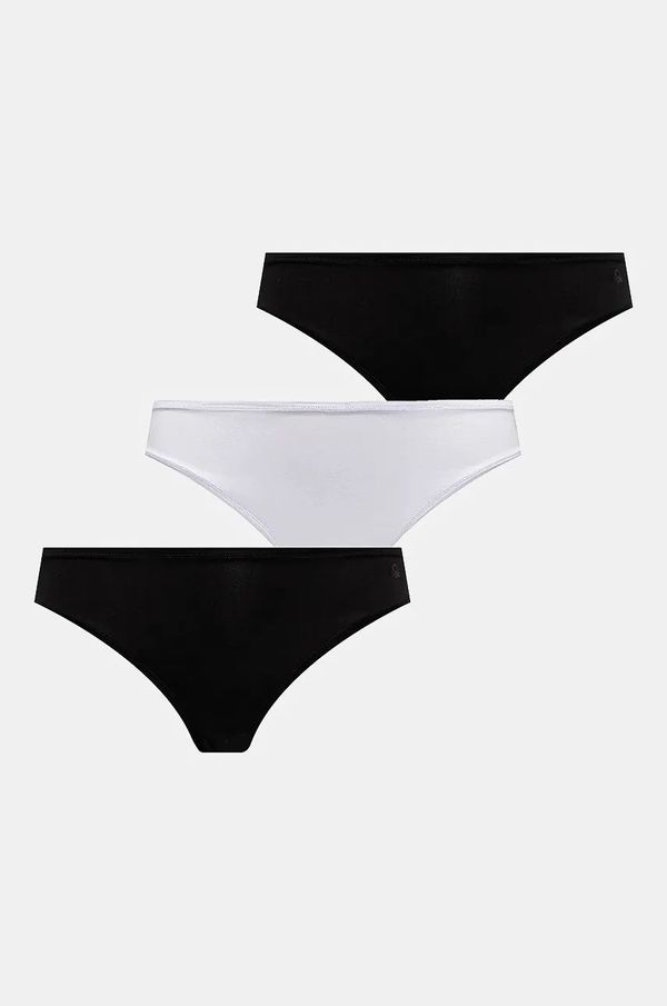 United Colors of Benetton Tange United Colors of Benetton 3-pack boja: crna, 34FS1S01T
