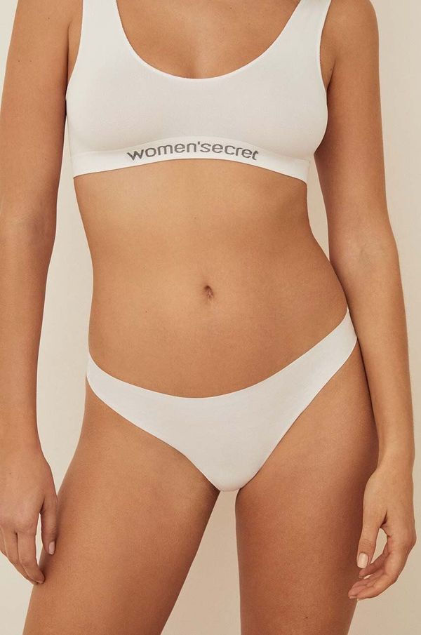 women'secret Tange women'secret 2-pack boja: bijela, od pamuka