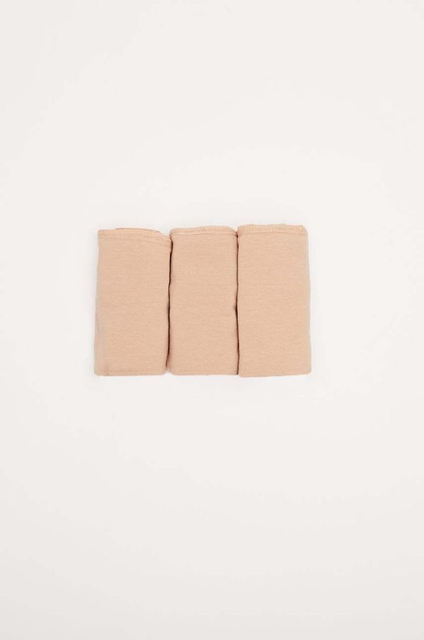 women'secret Tange women'secret 3-pack boja: bež, od pamuka