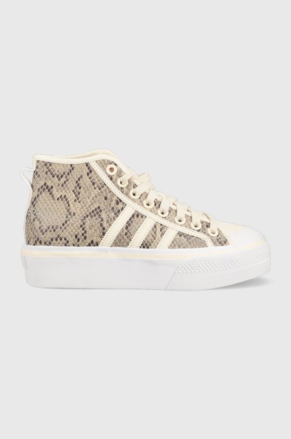 adidas Originals Tenisice adidas Originals Nizza za žene, boja: bež, HQ1981-WONWHI/WON