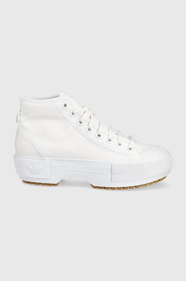 adidas Originals Tenisice adidas Originals Nizza za žene, boja: bijela, GZ8858-WHT/GUM3