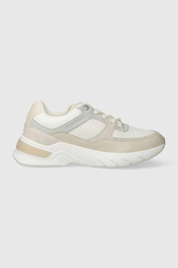 Calvin Klein Tenisice Calvin Klein ELEVATED RUNNER - MONO MIX boja: bež, HW0HW01869