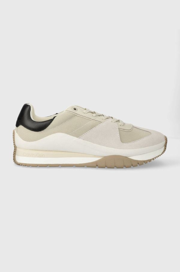 Calvin Klein Tenisice Calvin Klein LOW TOP LACE UP boja: bež, HM0HM01286