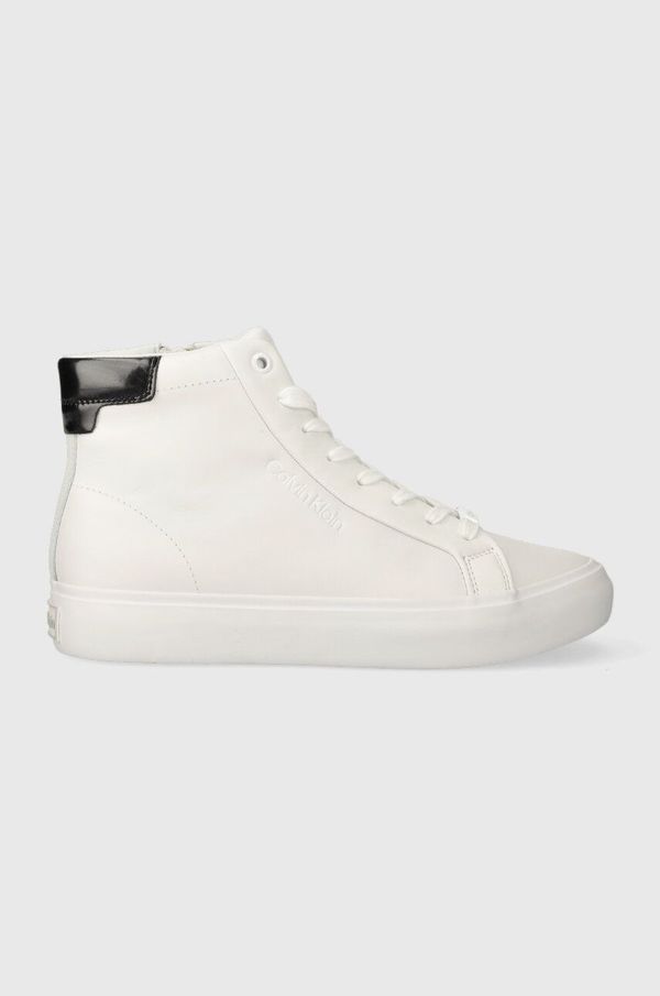 Calvin Klein Tenisice Calvin Klein VULC HIGH TOP za žene, boja: bijela, HW0HW01679