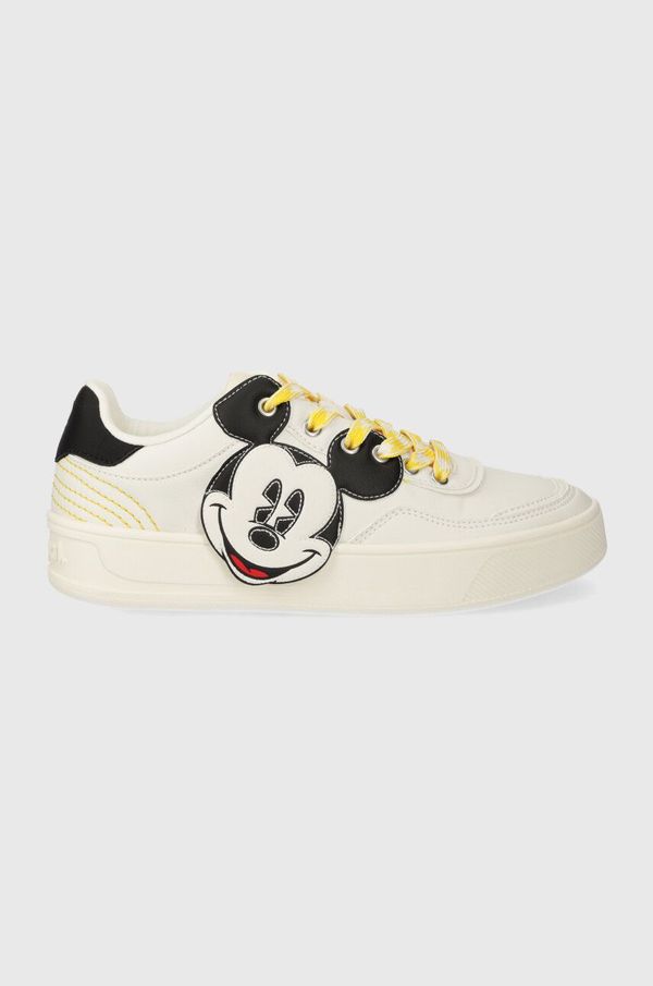 Desigual Tenisice Desigual Fancy x Disney boja: bijela, 24SSKP16.1000
