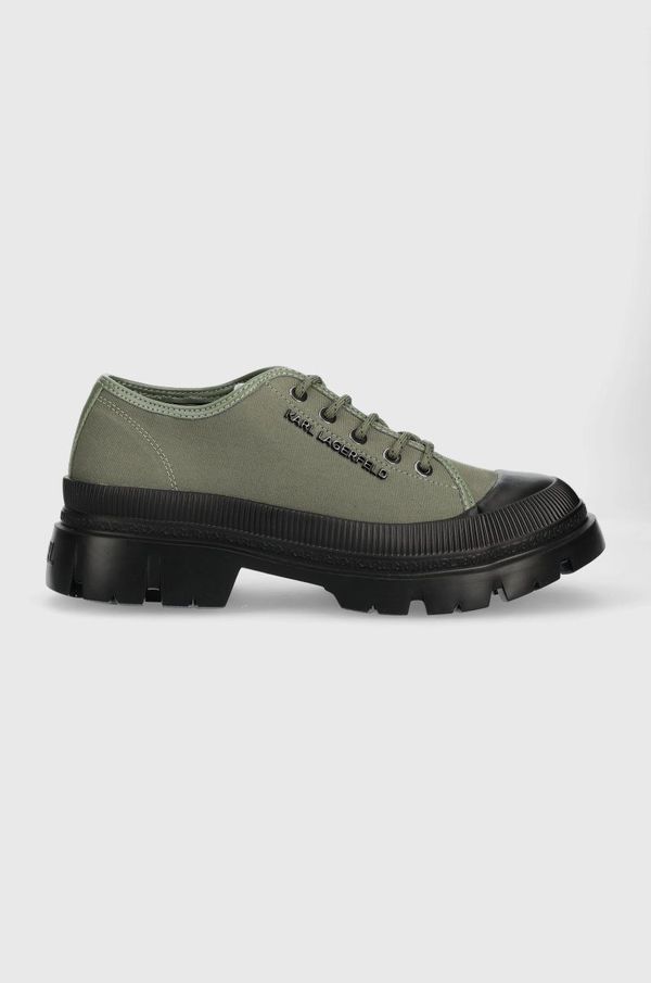 Karl Lagerfeld Tenisice Karl Lagerfeld TREKKA MENS boja: zelena, KL25211