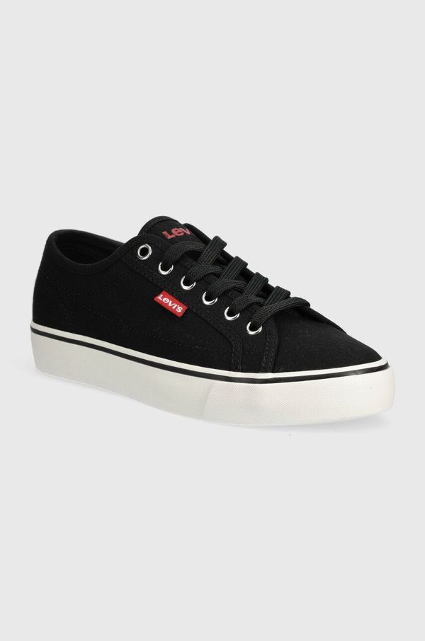 Levi's Tenisice Levi's HERNAN S za žene, boja: crna, 235655.59