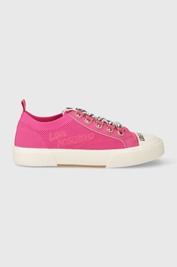 Love Moschino Tenisice Love Moschino za žene, boja: ružičasta, JA15152G1IIY0604