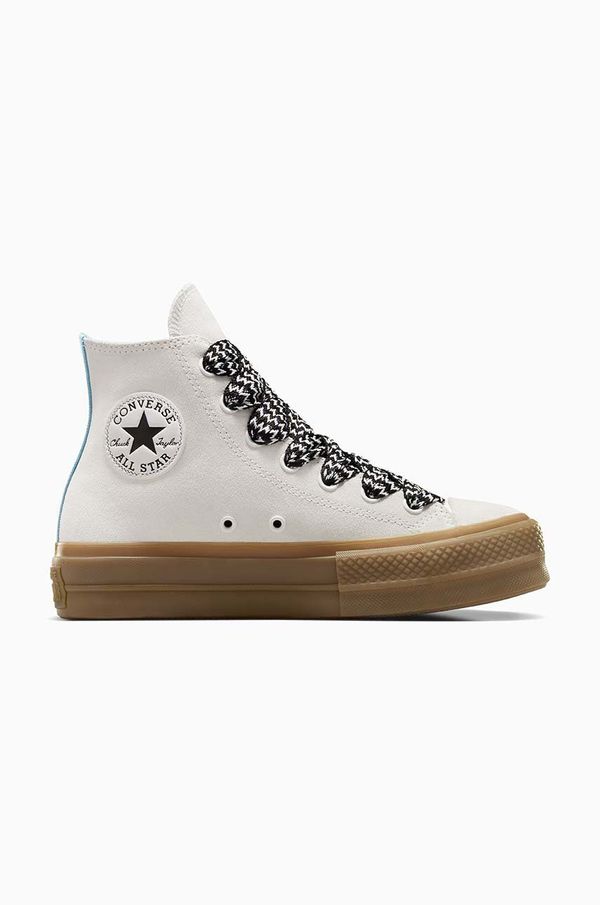 Converse Tenisice od brušene kože Converse Chuck Taylor All Star Lift boja: bijela, A10414C