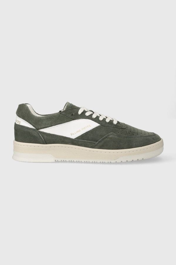 Filling Pieces Tenisice od brušene kože Filling Pieces boja: zelena