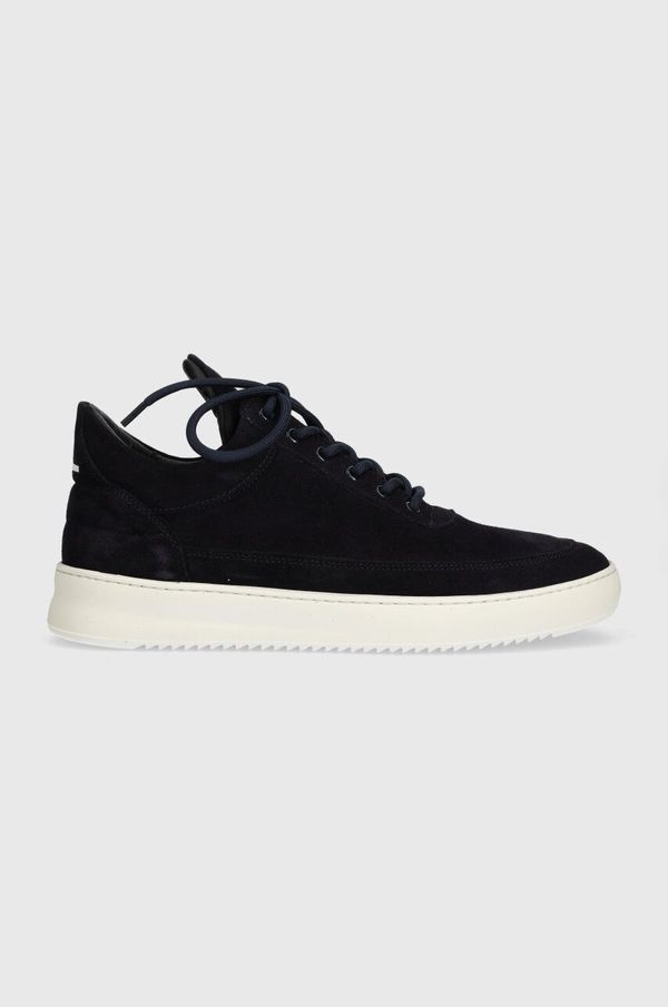 Filling Pieces Tenisice od brušene kože Filling Pieces Low Top Suede Organic boja: tamno plava, 10122791658