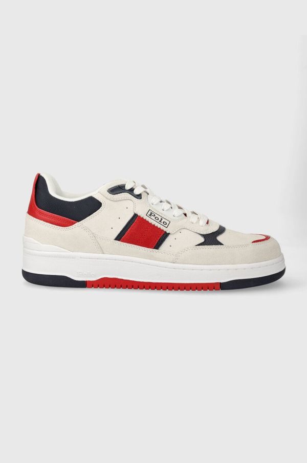Polo Ralph Lauren Tenisice od brušene kože Polo Ralph Lauren Masters Sprt boja: bijela, 809913399003
