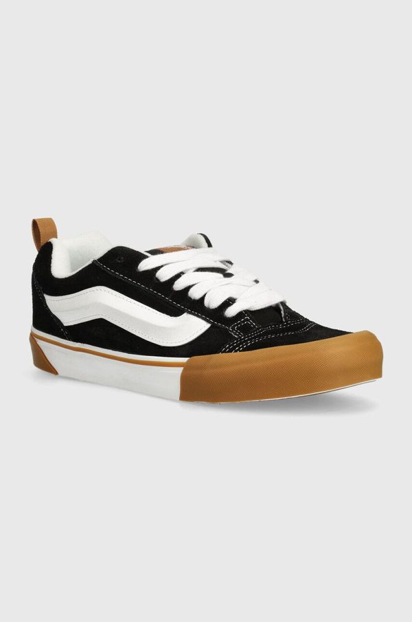 Vans Tenisice od brušene kože Vans Knu Skool boja: crna, VN0009QCCJI1