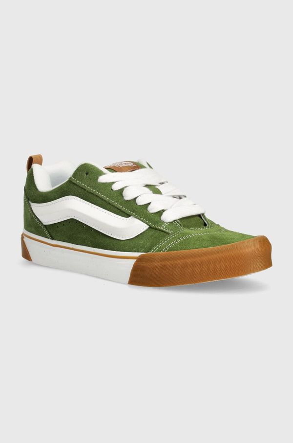 Vans Tenisice od brušene kože Vans Knu Skool boja: zelena, VN0009QCCIB1
