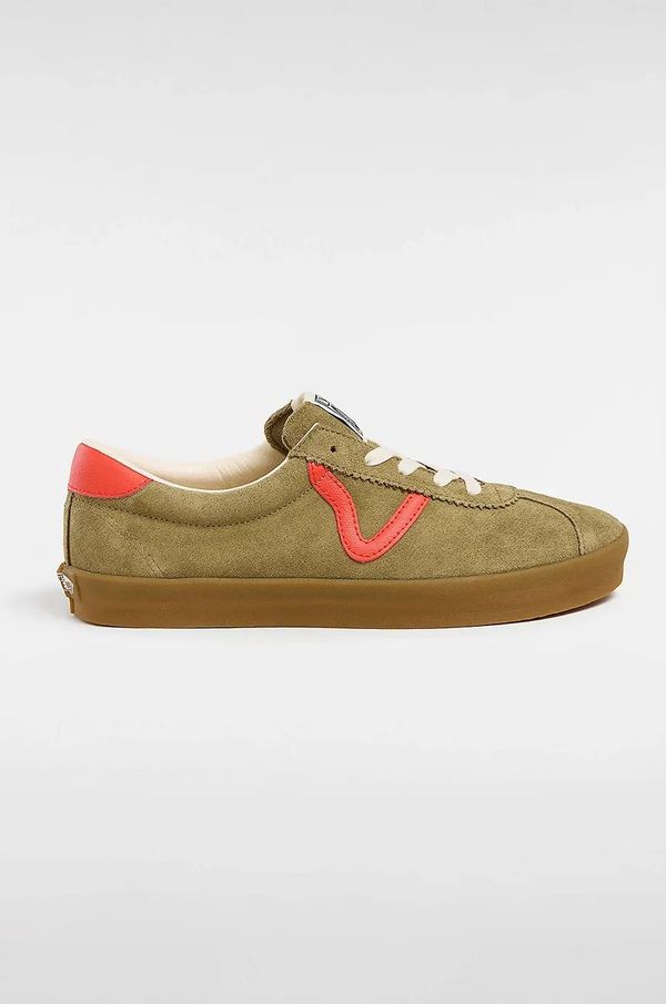 Vans Tenisice od brušene kože Vans Sport Low boja: zelena, VN000CTDBIS1