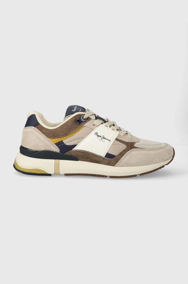 Pepe Jeans Tenisice Pepe Jeans PMS60014 boja: bež, LONDON PRO MESH