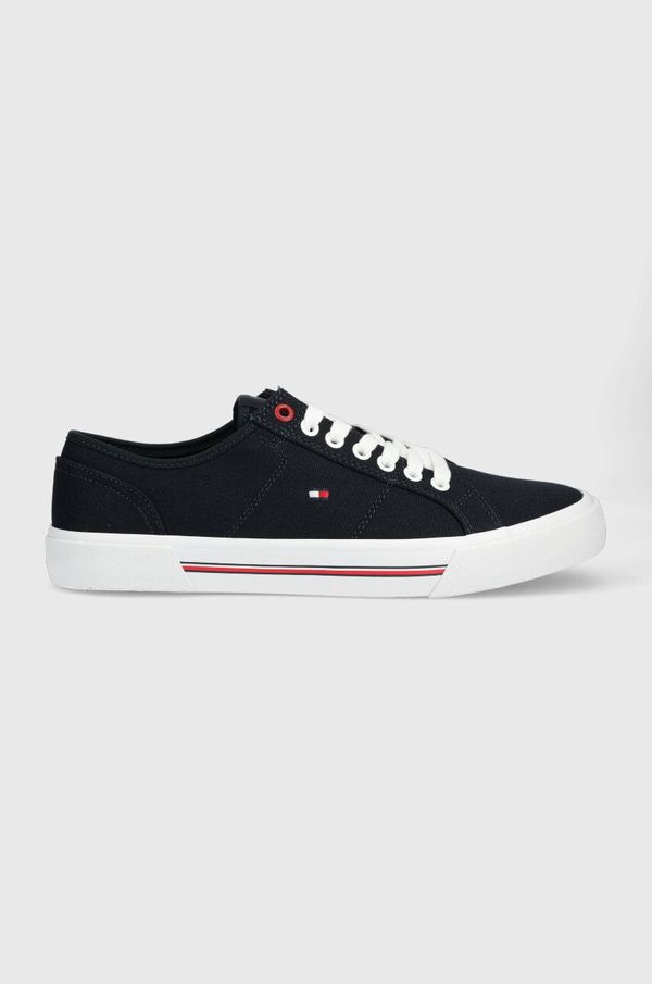 Tommy Hilfiger Tenisice Tommy Hilfiger CORE CORPORATE VULC CANVAS za muškarce, boja: tamno plava, FM0FM04560