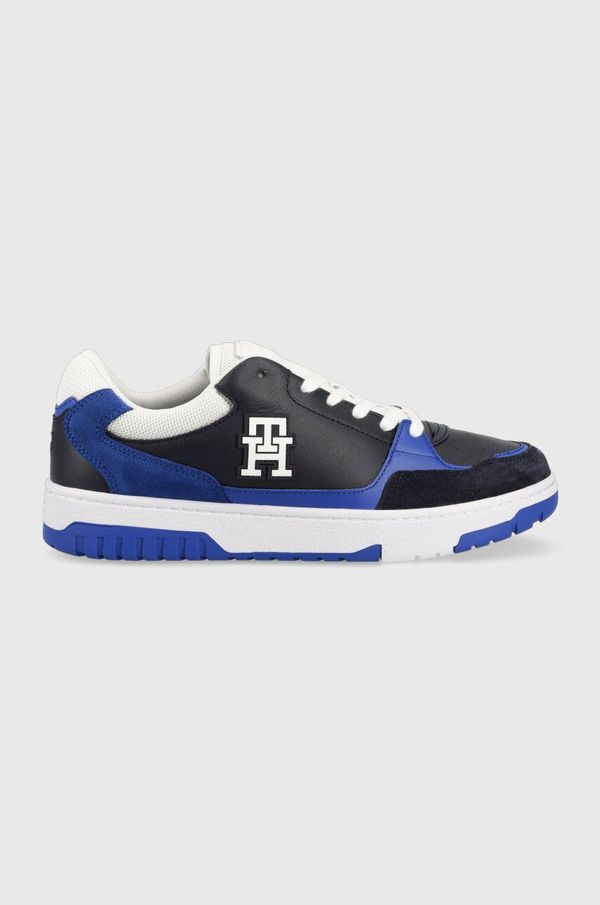 Tommy Hilfiger Tenisice Tommy Hilfiger TH BASKET STREET MIX boja: tamno plava, FM0FM04695