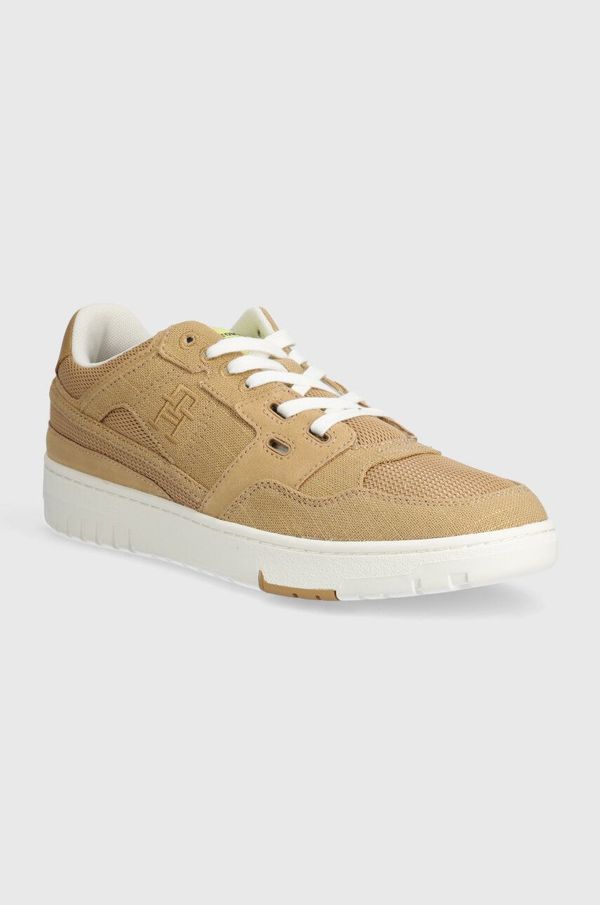Tommy Hilfiger Tenisice Tommy Hilfiger TH BASKET STREET SUMMER boja: bež, FM0FM05074